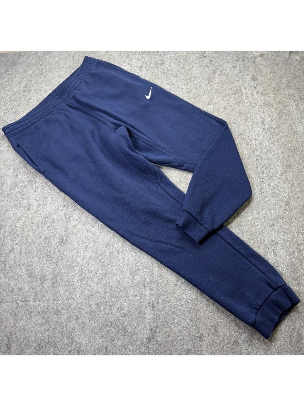 Nike Sportswear Club Fleece Joggers Men L Blue Tapered 29" Sweatpants 716830 193